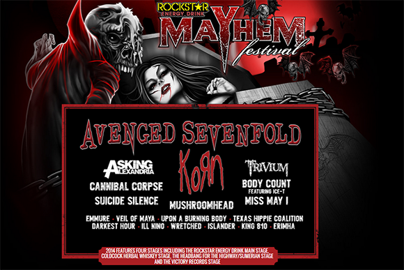 Rockstar Energy Mayhem Festival at DTE Energy Music Theatre