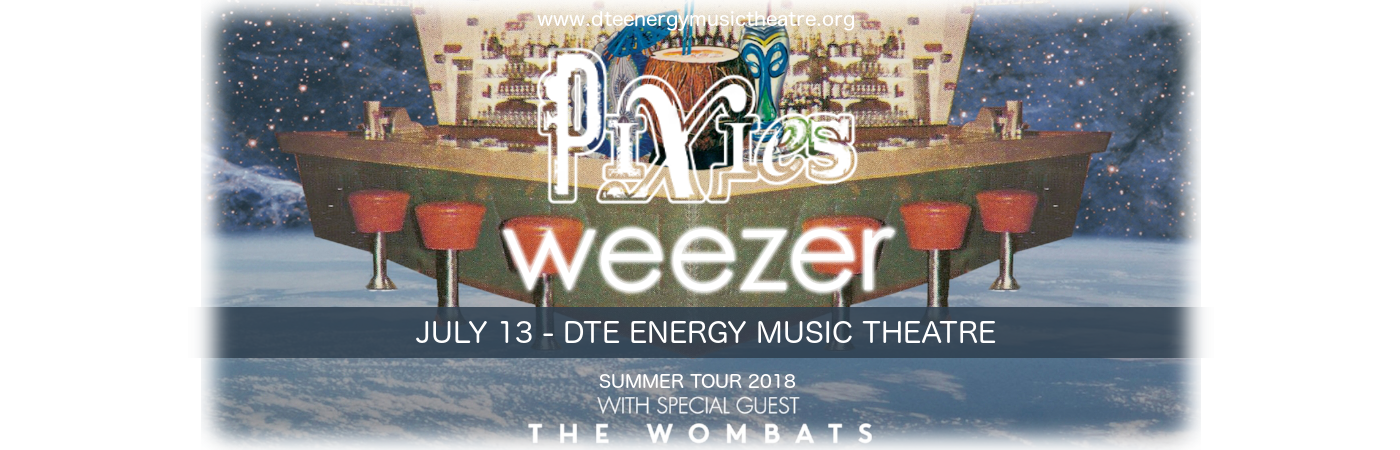 Weezer, Pixies & The Wombats at DTE Energy Music Theatre
