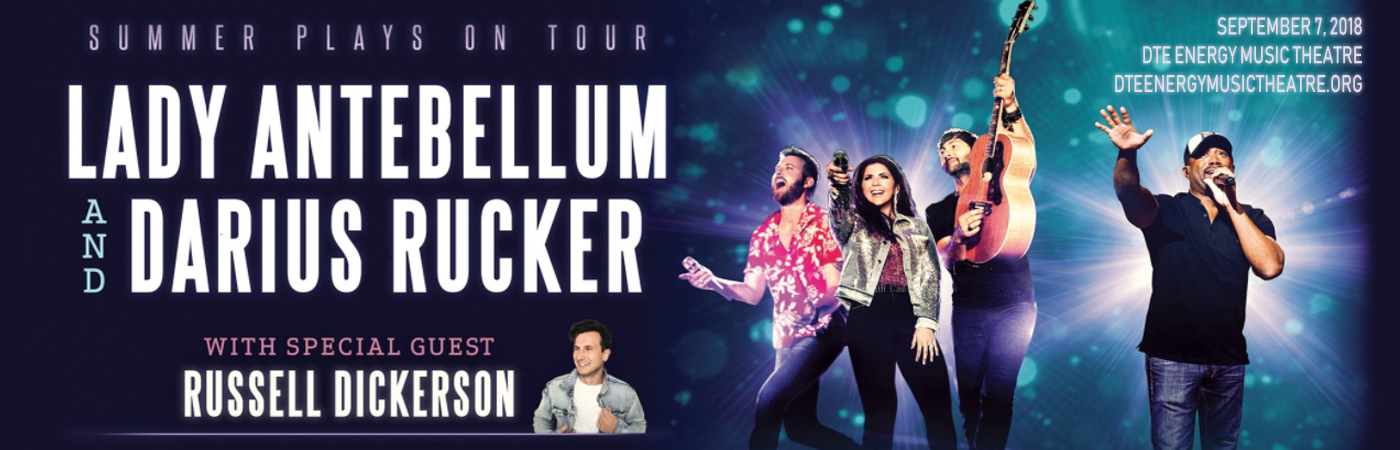 Lady Antebellum, Darius Rucker & Russell Dickerson at DTE Energy Music Theatre