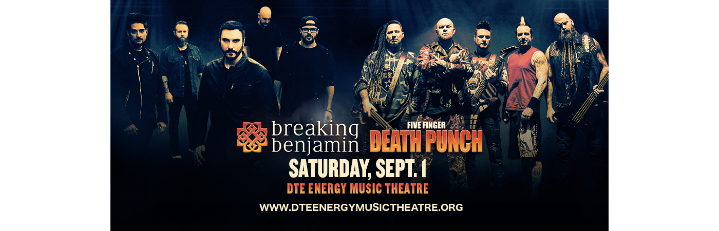 Five Finger Death Punch & Breaking Benjamin at DTE Energy Music Theatre