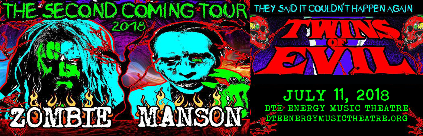 Rob Zombie & Marilyn Manson at DTE Energy Music Theatre