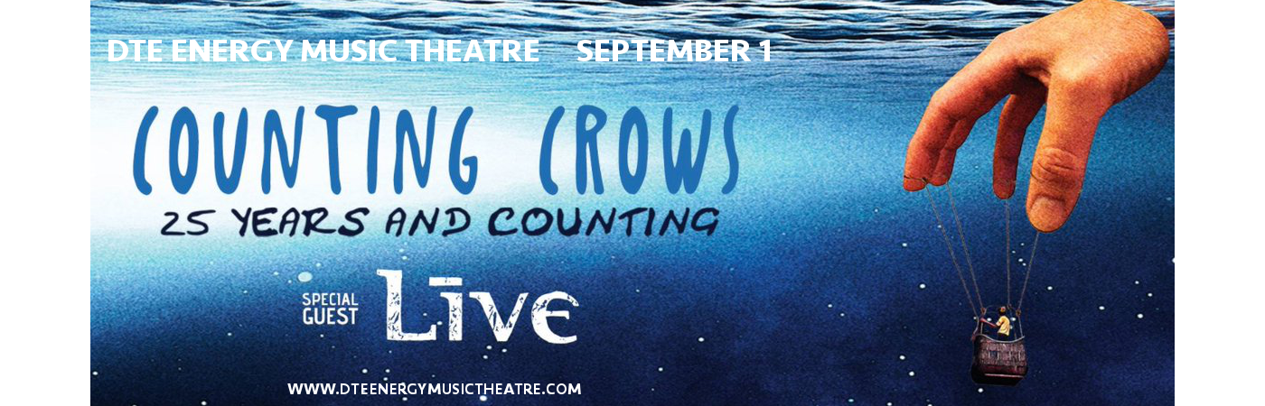 Counting Crows & Live - Band at DTE Energy Music Theatre