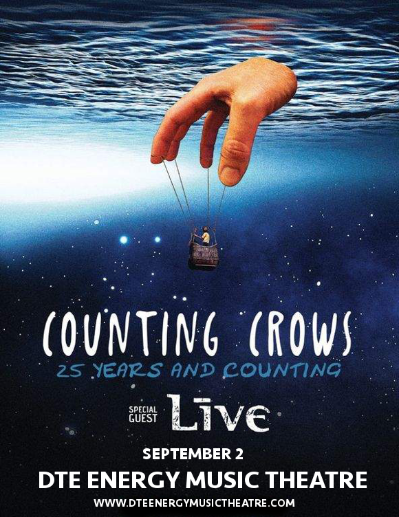 Counting Crows & Live - Band at DTE Energy Music Theatre