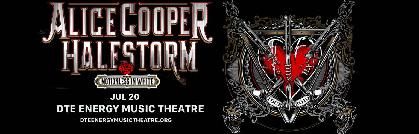 Alice Cooper & Halestorm at DTE Energy Music Theatre