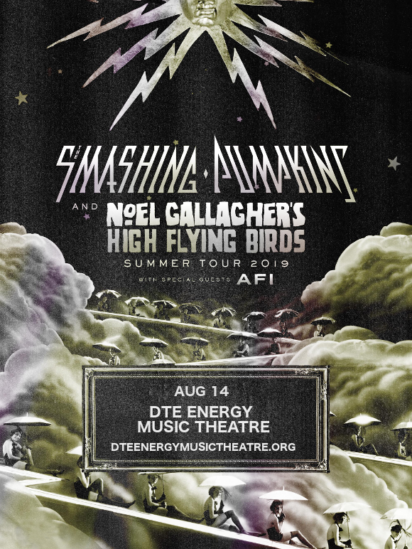 Smashing Pumpkins & Noel Gallagher's High Flying Birds at DTE Energy Music Theatre