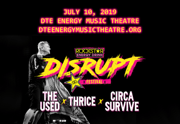 Disrupt Festival: The Used, Thrice, Circa Survive, Sum 41 & Atreyu at DTE Energy Music Theatre