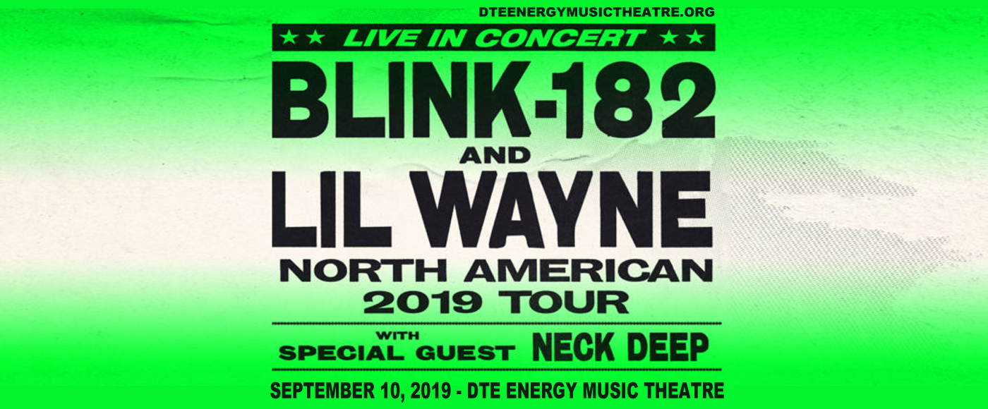 Blink 182 & Lil Wayne at DTE Energy Music Theatre