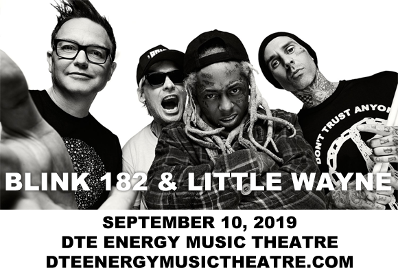 Blink 182 & Lil Wayne at DTE Energy Music Theatre