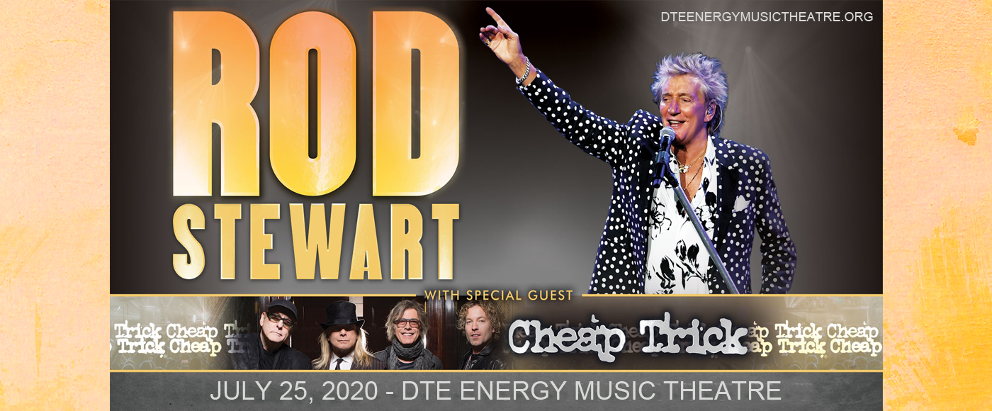 Rod Stewart & Cheap Trick at DTE Energy Music Theatre tickets Rod Stewart & Cheap Trick at DTE Energy Music Theatre