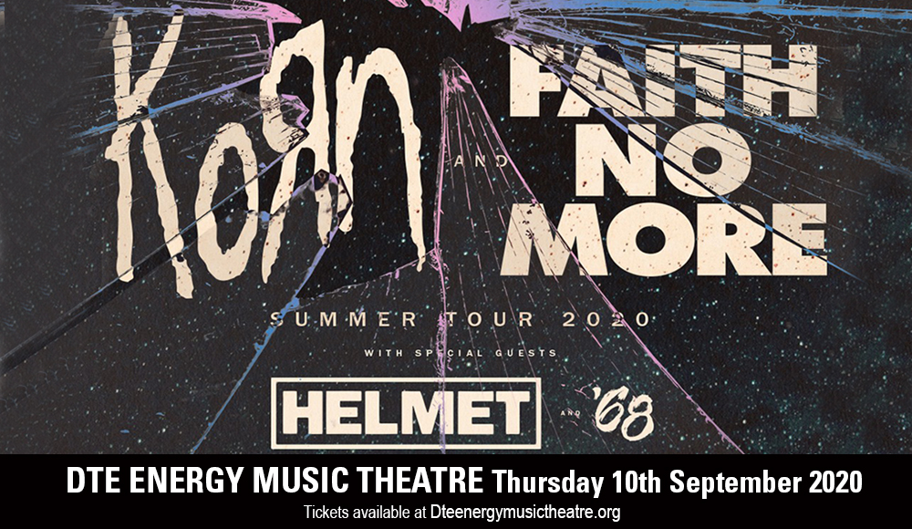 Korn, Faith No More, Helmet & '68 at DTE Energy Music Theatre