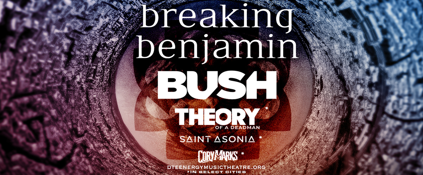 Breaking Benjamin & Bush [CANCELLED] at DTE Energy Music Theatre