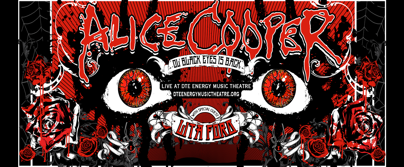 Alice Cooper, Tesla & Lita Ford [CANCELLED] at DTE Energy Music Theatre