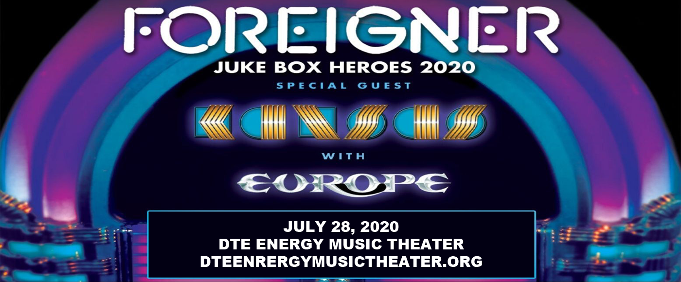 Foreigner, Kansas & Europe [CANCELLED] at DTE Energy Music Theatre