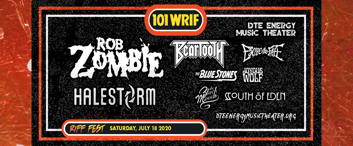 Riff Fest: Rob Zombie, Halestorm, Beartooth & The Blue Stones [CANCELLED]