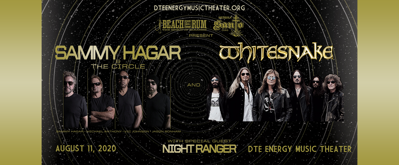 Sammy Hagar and the Circle & Whitesnake [CANCELLED] at DTE Energy Music Theatre