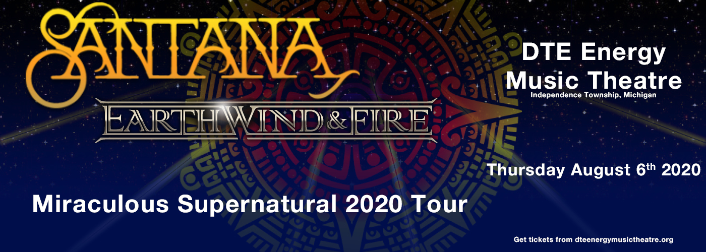 Santana & Earth, Wind and Fire at DTE Energy Music Theatre