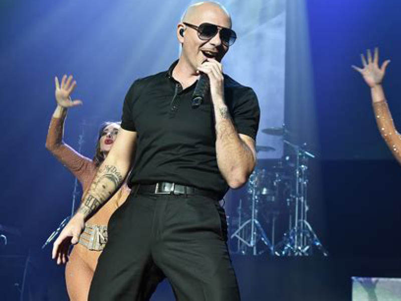 Pitbull at DTE Energy Music Theatre