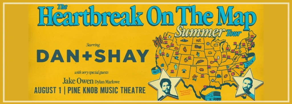 Dan And Shay at Pine Knob Music Theatre