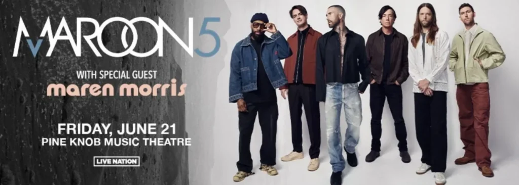 Maroon 5 & Maren Morris at Pine Knob Music Theatre