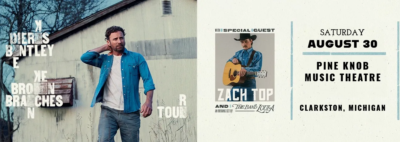 WYCD Hoedown: Dierks Bentley, Zach Top & The Band Loula