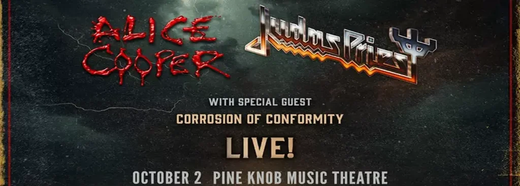 Alice Cooper & Judas Priest at Pine Knob Music Theatre