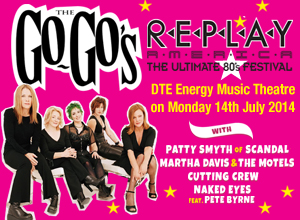 Replay America:  The Go-Gos at DTE Energy Music Theatre