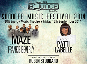 Bounce TV Summer Music Festival: Maze, Frankie Beverly & Patti LaBelle at DTE Energy Music Theatre