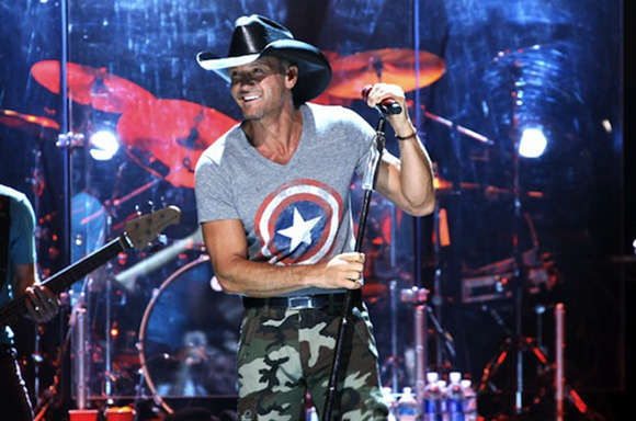 Tim McGraw, Billy Currington & Chase Bryant at DTE Energy Music Theatre