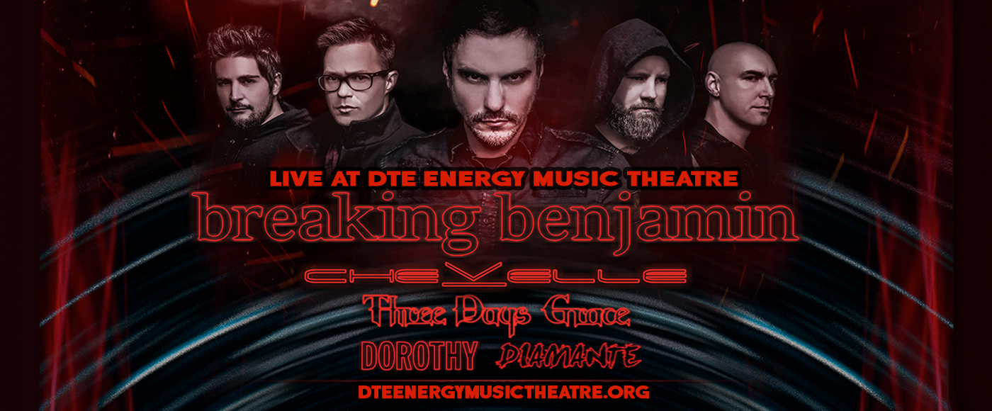 Breaking Benjamin at DTE Energy Music Theatre