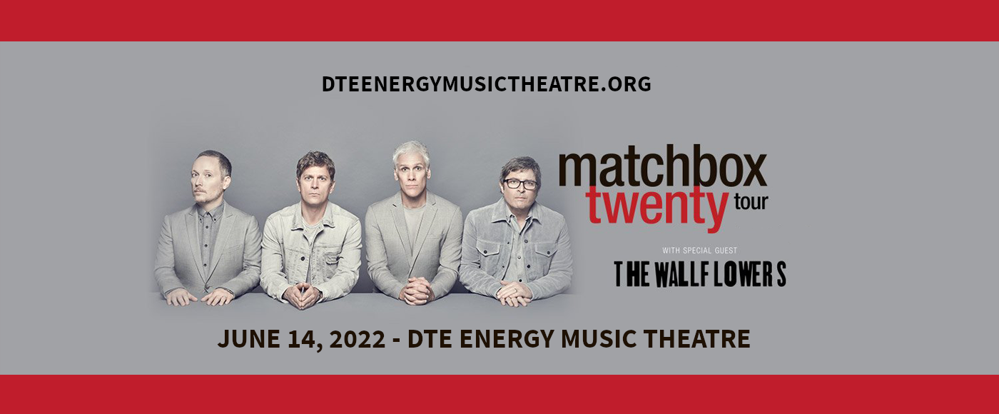 Matchbox Twenty & The Wallflowers at DTE Energy Music Theatre tickets Matchbox Twenty & The Wallflowers at DTE Energy Music Theatre